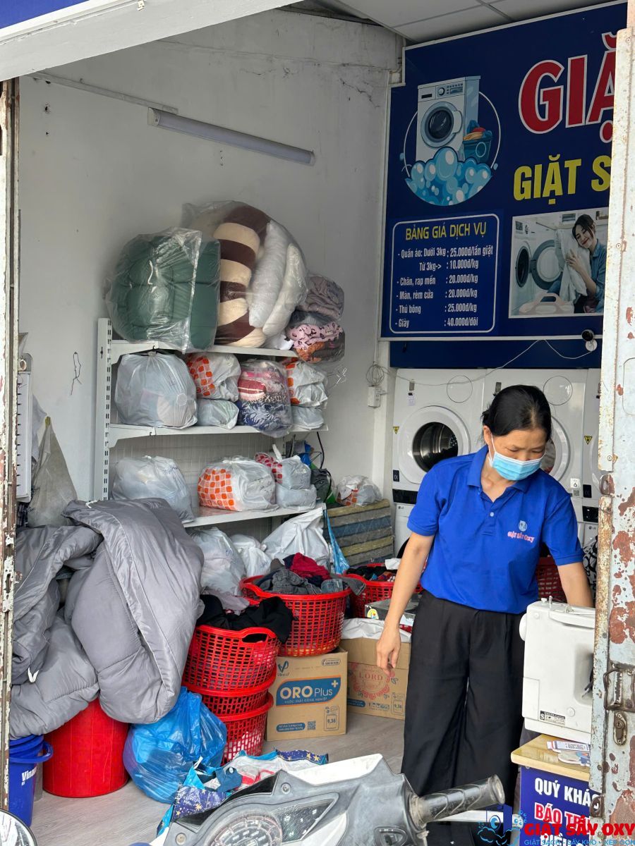 Dịch vụ giặt quần áo - Hệ thống Giặt Sấy Oxy Long An
